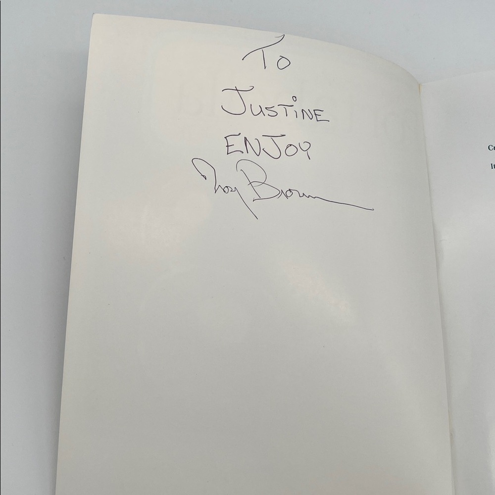 Troy Brown’s Portabella Cookbook Signed Copy 2001 - Picture 4 of 6
